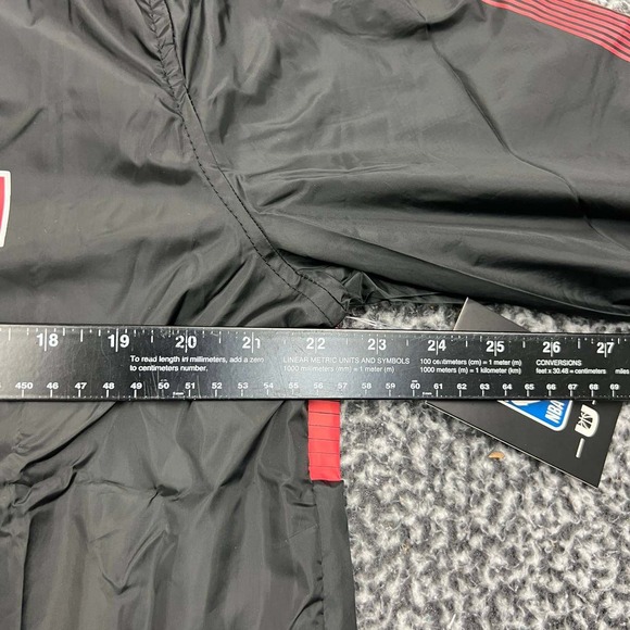 Chicago Bulls Windbreaker Jacket Men‎ Small NBA 1/4 Zip Long Sleeve New S - Picture 4 of 7